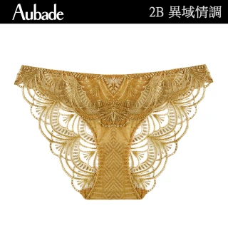 【Aubade】異域情調蕾絲三角褲 性感小褲 法國進口 女內褲(2B-青銅金)