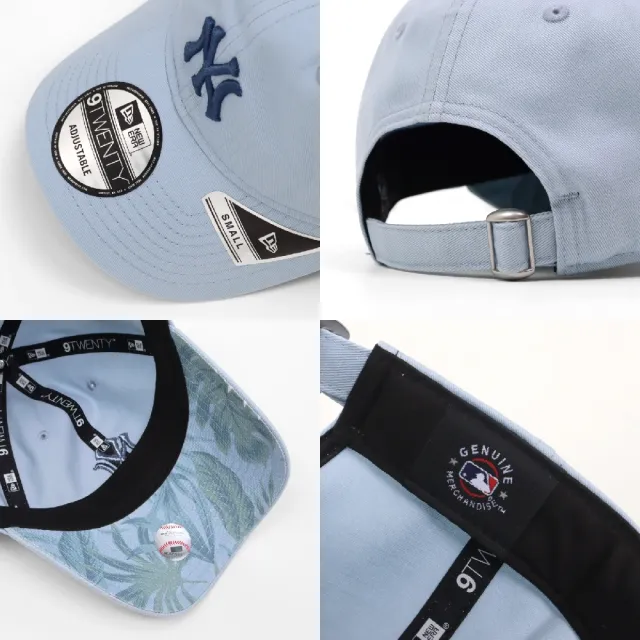 【NEW ERA】棒球帽 Soft Nature-Plants MLB 藍 920S 可調帽圍 紐約洋基 NYY 老帽(NE14148161)