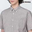 【MUJI 無印良品】男有機棉水洗牛津布扣領短袖襯衫(共9色)