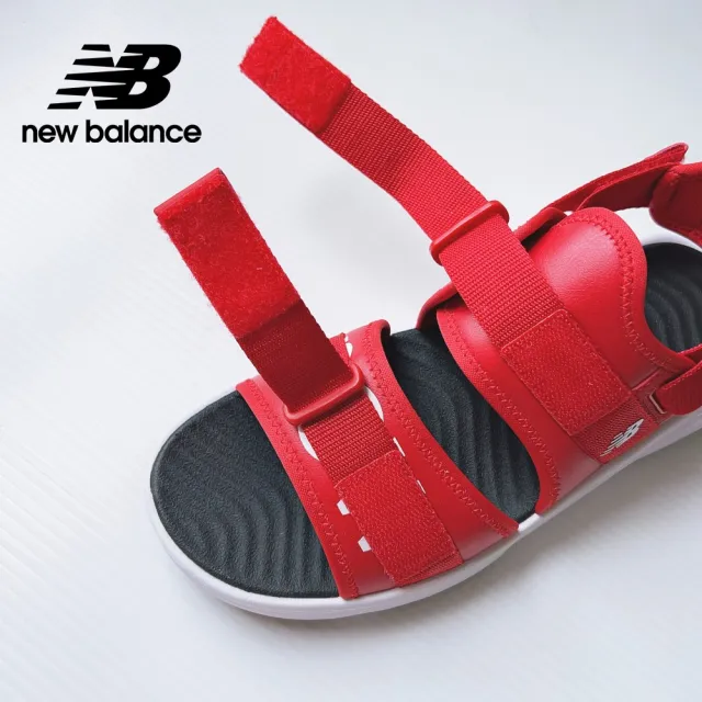 【NEW BALANCE】NB 涼拖鞋_中性_紅色_SUA750B3-D