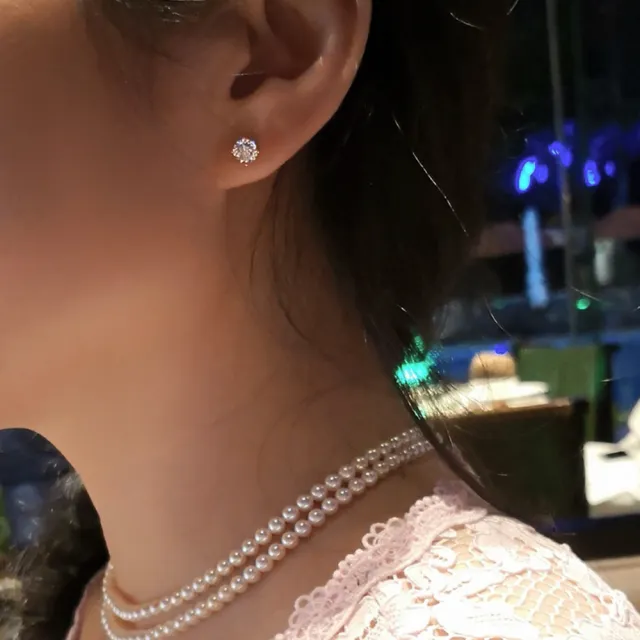 【BRILLMOND JEWELRY】天然鑽石耳環 20分 PT950鉑金 璀璨光芒(PT950鉑金雙款選)