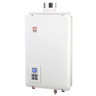 【SAKURA 櫻花】16L數位平衡式強制排氣熱水器SH-1680(NG1/LPG FF式 原廠保固安裝服務)