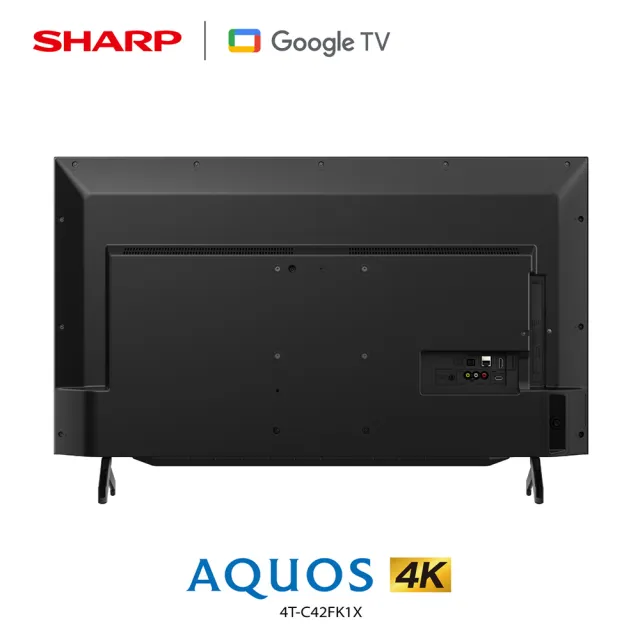 【SHARP 夏普】42型 AQUOS LED 4K Google TV聯網顯示器(4T-C42FK1X)