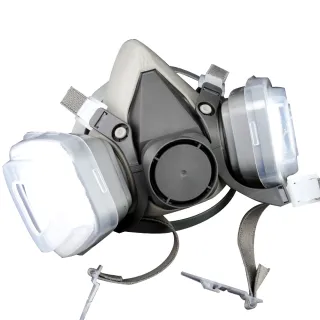 防塵面罩 6200防毒口罩 雙濾罐更多保護更加安全 B-ST3M6200(6200防毒面具 防護面罩 防塵口罩)