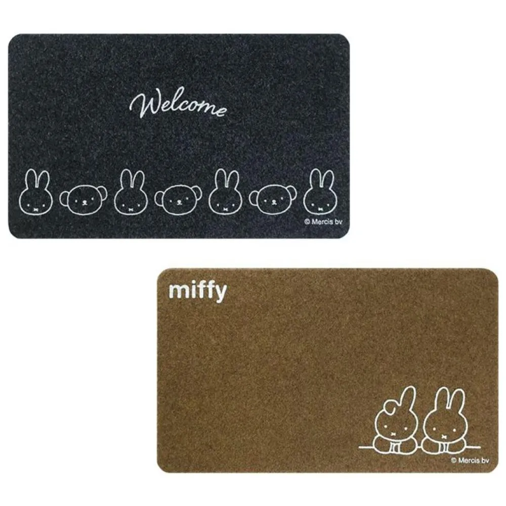 【OKATO】MIFFY 米飛兔 玄關地墊 室內地墊 腳踏墊(平行輸入 45X75CM)