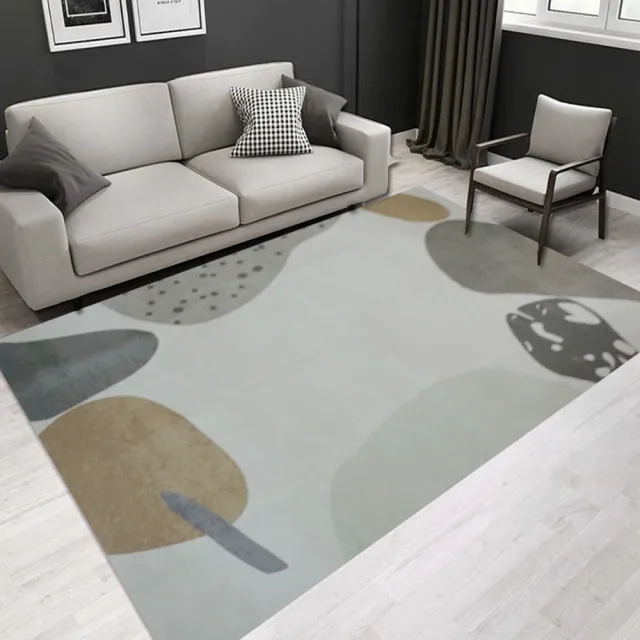 【西格傢飾】現代簡約水晶絨地毯140x200cm(加大地毯 防滑 地墊 沙發 遊戲墊 可機洗)