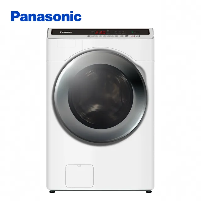 【Panasonic 國際牌】19公斤IOT智慧聯網洗脫烘滾筒洗衣機-晶鑽白(NA-V190MDH-W)