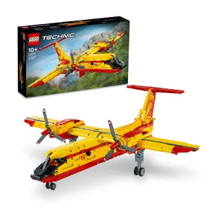 【LEGO 樂高】科技系列 42152 消防飛機(機械模型 工程玩具)S