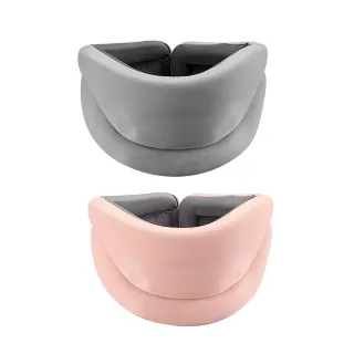 【AOAO】橋孔涼感透氣護頸帶 V領立體頸部紓壓支撐帶 頸托護頸套 頸椎牽引器