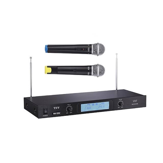TEV TR-396 VHF 雙頻無線麥克風(卡拉ok首選、動圈式麥克風)