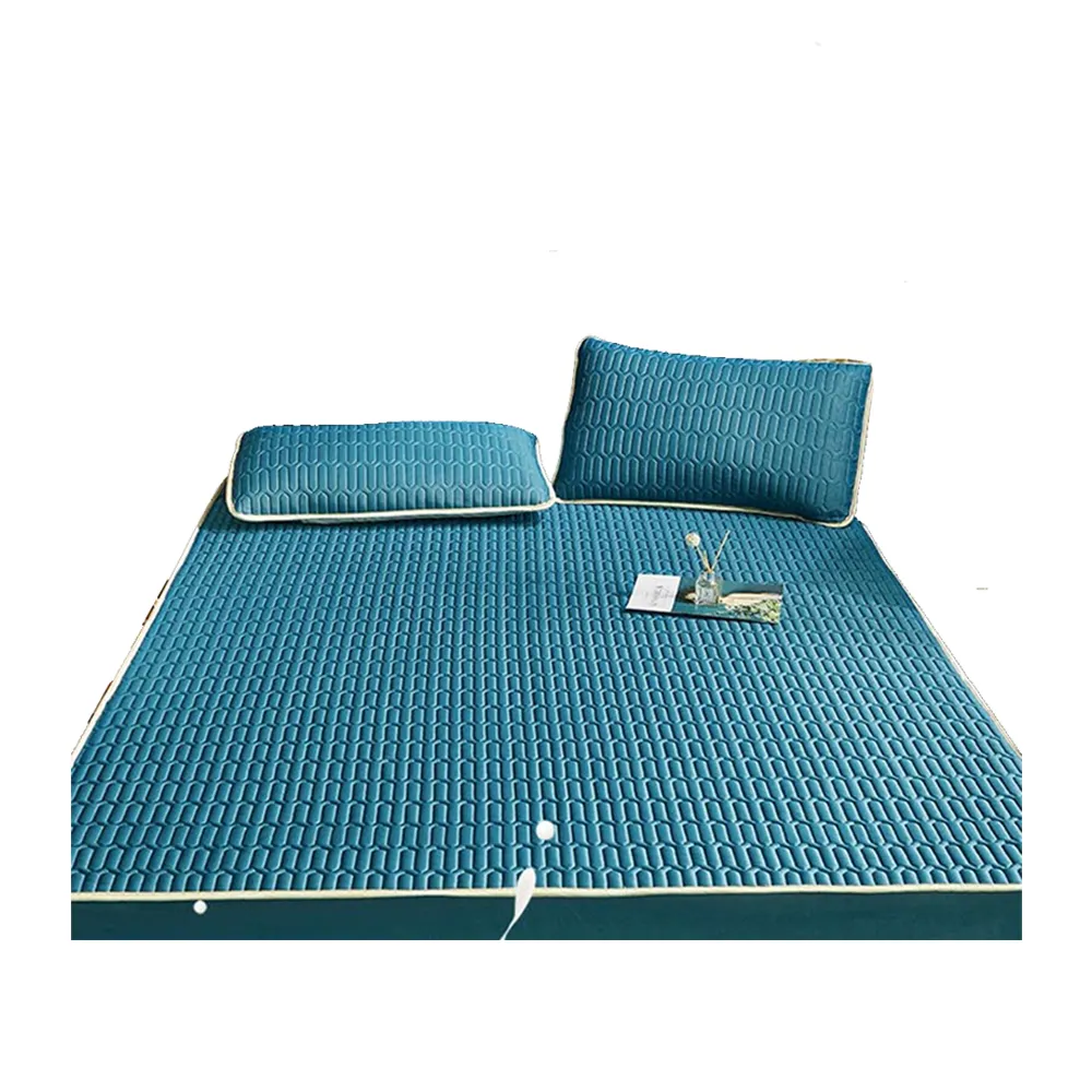 禮盒組-床包式乳膠涼蓆-標準雙人/雙人加大尺寸(床包、乳膠、涼墊)