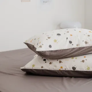 【翔仔居家】100%精梳純棉 床包+枕套-3件組-小日子(加大)