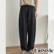 【UniStyle】顯瘦休閒長褲 韓版裸感空氣層涼涼褲 女 UP1741(黑)