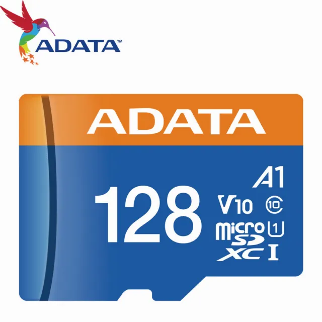 【ADATA 威剛】128G Premier microSDXC/SDHC UHS-I Class10 A1 V10 記憶卡(原廠終生有限保固)