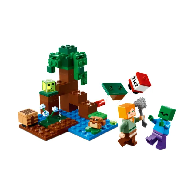 【LEGO 樂高】Minecraft 21240 The Swamp Adventure(當個創世神 沼澤冒險 麥塊 禮物)