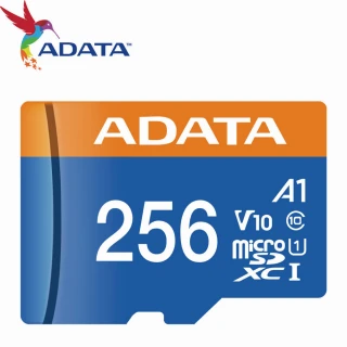 【ADATA 威剛】256GB Premier microSDXC/SDHC UHS-I Class10 A1 V10 記憶卡(原廠終生有限保固)