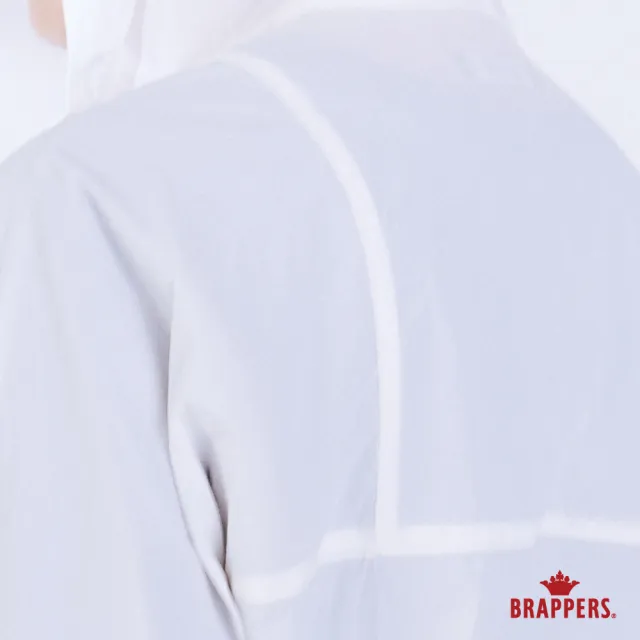 【BRAPPERS】女款 休閒純色連帽外套(白)