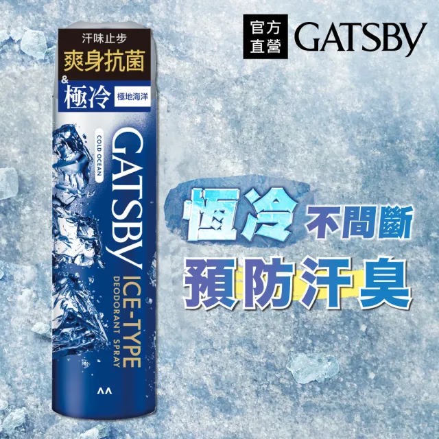 【GATSBY】冰漩爽身噴霧216ml(3款涼感任選)