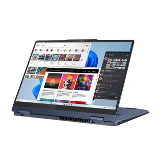 【Lenovo】14吋Core 5輕薄筆電(IdeaPad 5 2-in-1 83DT0029TW/Core 5 120U/16G/512G SSD/W11/藍)