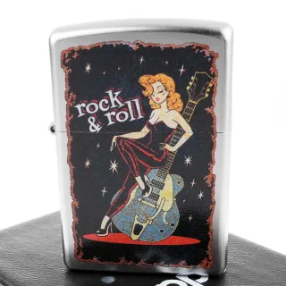 【Zippo】美系~Cool Chick Design-酷女孩復古海報圖案打火機