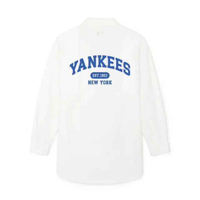 【MLB】女版襯衫 Varsity系列 紐約洋基隊(3FWSV0141-50IVS)
