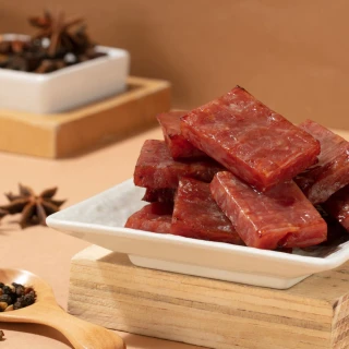【萬味軒肉乾】黑胡椒厚片肉乾(160g/包)