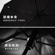 【雙龍牌】北歐真碳纖極輕三折傘 超輕陽傘雨傘(防曬黑膠傘輕量羽毛傘防風傘B8034B)