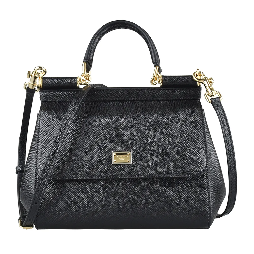 未使用級 DOLCE &GABBANA SICILY ショルダーバッグ 黒
