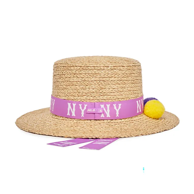 【MLB】KIDS 漁夫帽 巴拿馬帽 童帽 Monogram系列 紐約洋基隊(7AHTM0333-50PPN)