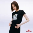 【BRAPPERS】女款 海螺少女印花T恤(黑)