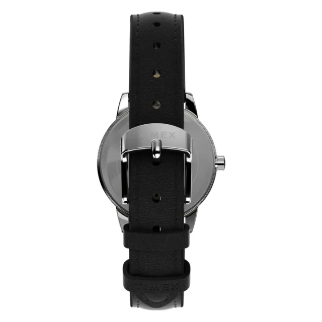 【TIMEX】天美時 Easy Reader 30毫米銀色錶殼 環保永續錶帶手錶 白x黑 TXTW2W32500