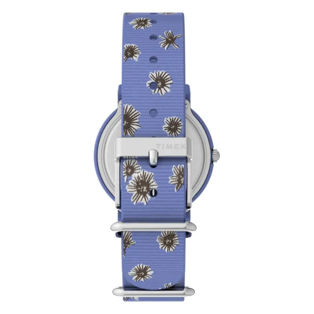 【TIMEX】Timex x Peanuts  34毫米春季花園手錶 藍 TXTW2W33500