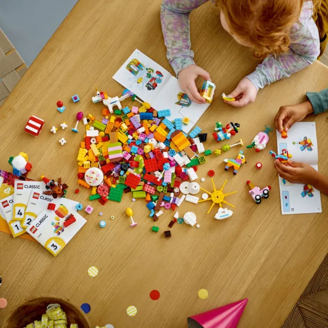 【LEGO 樂高】經典套裝 11029 創意派對盒(派對玩具 玩具禮物)