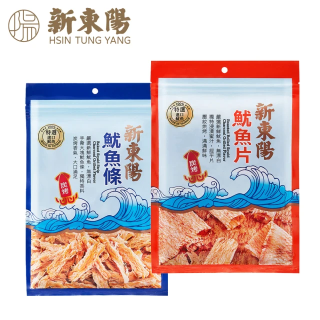 新東陽 碳烤魷魚片/香烤魷魚條任4包(80G)