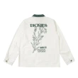【Dickies】男款白色丹寧純棉背面大圖案刺繡設計外套｜DK012970WHX