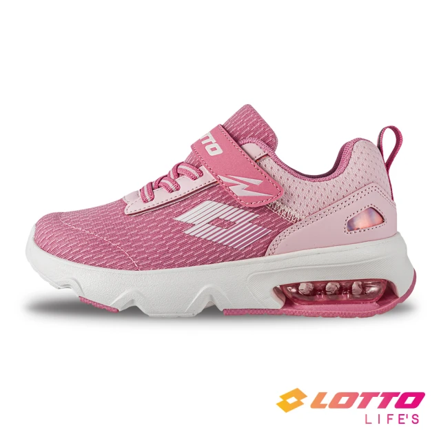 LOTTO 童鞋 ARIA LITE 氣墊跑鞋(梅紅-LT4AKR5943)