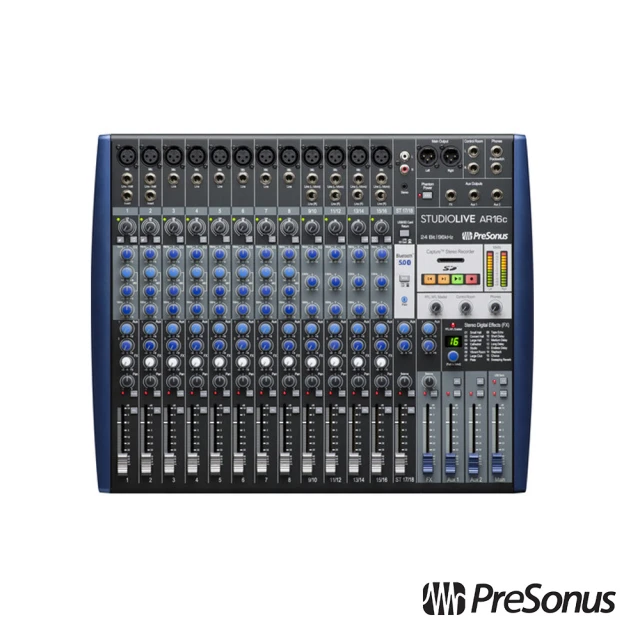 Presonus StudioLive AR16c 16軌 數位混音器 USB-C(公司貨)