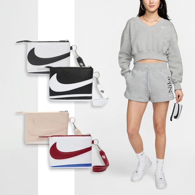 NIKE 耐吉 錢包 Icon Cortez Wristlet 皮革 手腕包 隨行包 小包 單一價(N100973980-6OS)