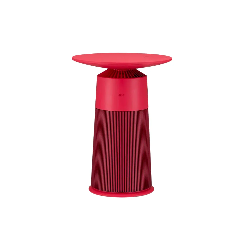 【LG 樂金】AeroFurniture新淨几時尚邊桌空氣清淨機-倫敦紅(AS201PRU0/無線充電/氣氛燈 茶几)