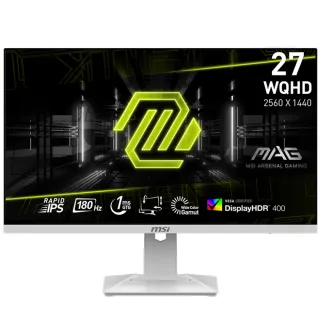 【MSI 微星】MAG 274QRFW 27型 IPS 180Hz電競螢幕(Adaptive-Sync/HDR 400)