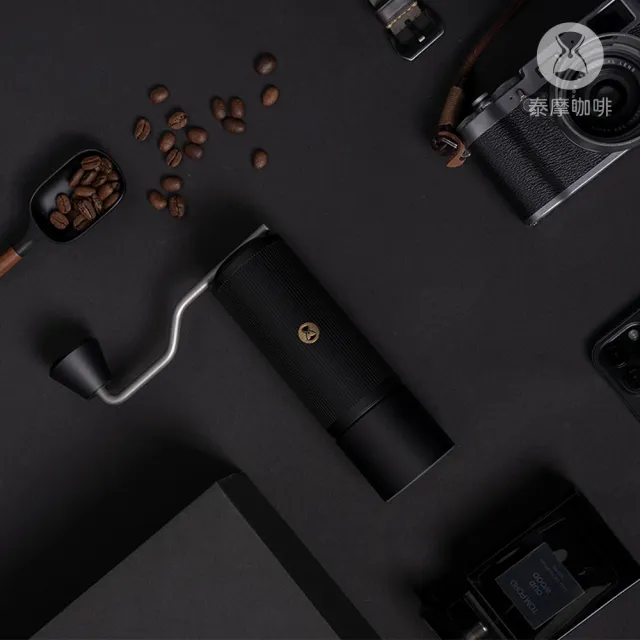【TIMEMORE 泰摩】泰摩咖啡 栗子X lite磨豆機-曜石黑(手搖磨豆機 不鏽鋼刀盤)