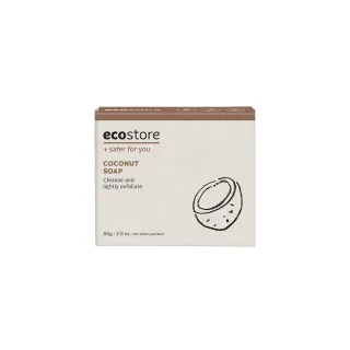 【ecostore 宜可誠】純淨香皂-甜椰子(80g/塊)