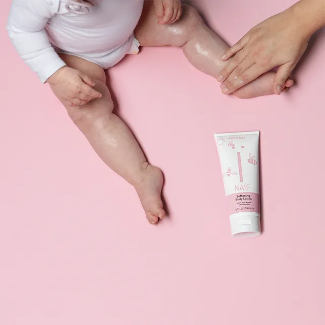 【荷蘭NAIF】棉花籽寶寶天然滋潤身體乳200ml(修護乳液 嬰兒乳液)