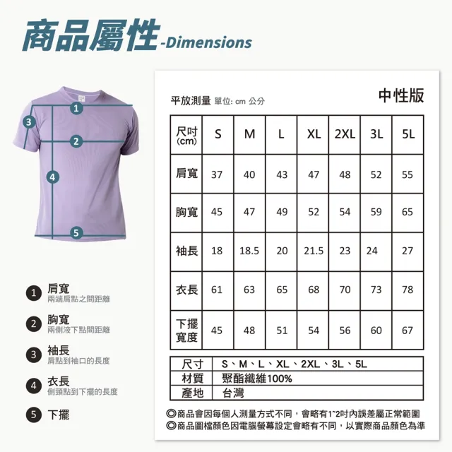 【台製良品】吸排短袖原創T恤 O1 海洋系列 海洋TEE 小丑魚 搞怪(多色 加大尺碼 男女適穿 M-5L)