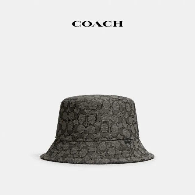COACH】官方直營男女同款經典Logo漁夫帽-炭黑色(CH401) - momo購物網 