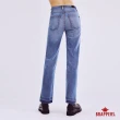【BRAPPERS】女款 環保再生棉系列-中腰彈性小直筒褲(淺藍)