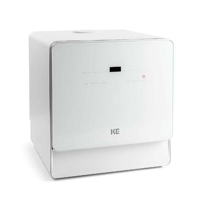 【嘉儀】KE嘉儀 桌上型洗碗機 KDW-236W(限量福利品/非全新品)(6人份免安裝洗烘碗機、最高溫80度C、UV殺菌)