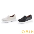【ORIN】璀璨燙鑽輕量舒適厚底休閒鞋(米色)