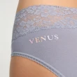【Anden Hud】維納斯的誕生．V蕾絲中腰三角內褲(西風藍-VENUS)