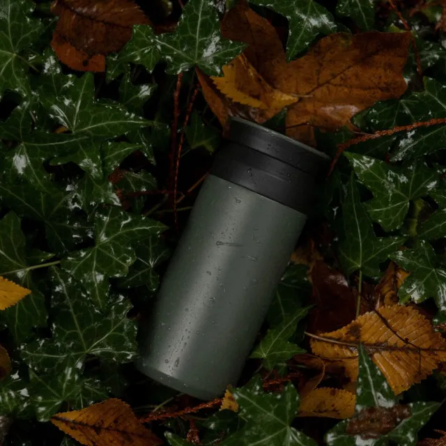 【Kinto】TRAVEL TUMBLER隨行保溫瓶350ml-森林綠